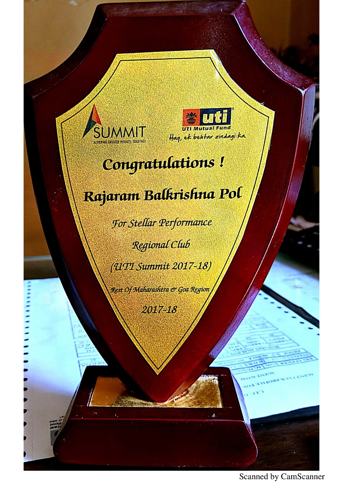 Trophy for Stellar Performance