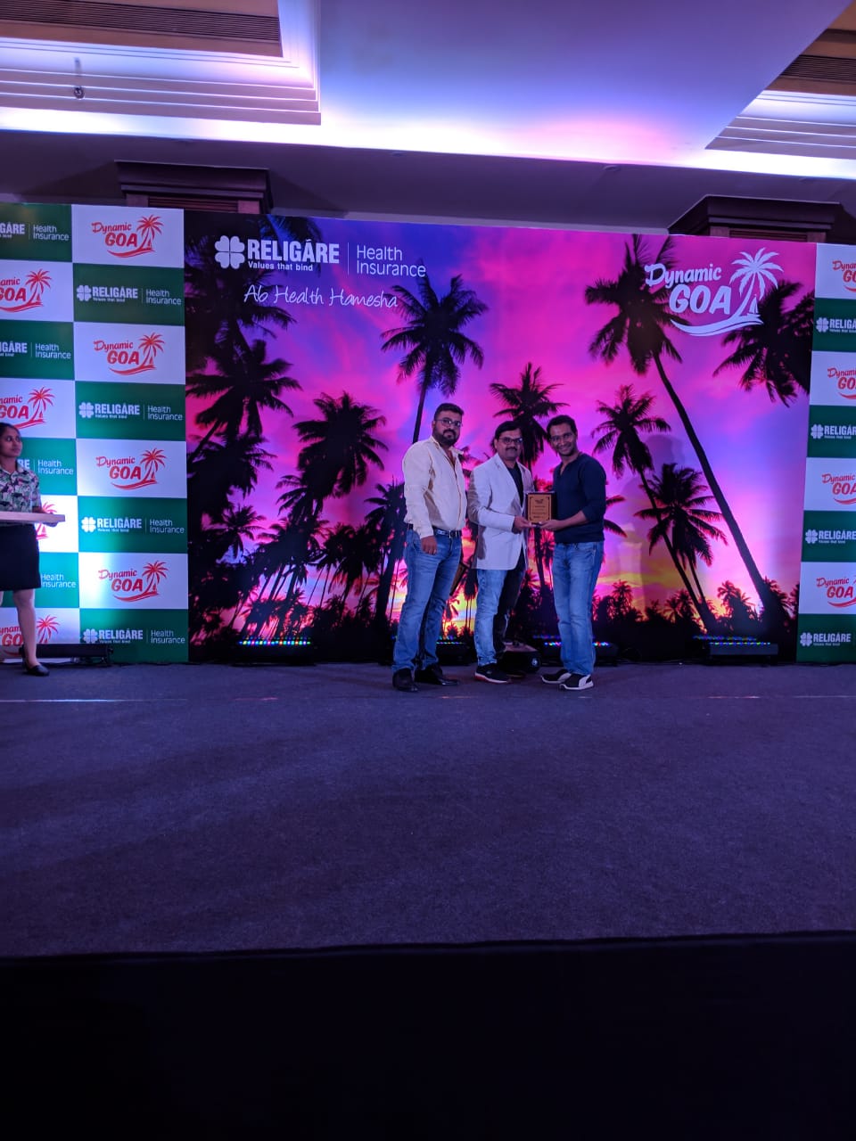 Honored for Best Performance